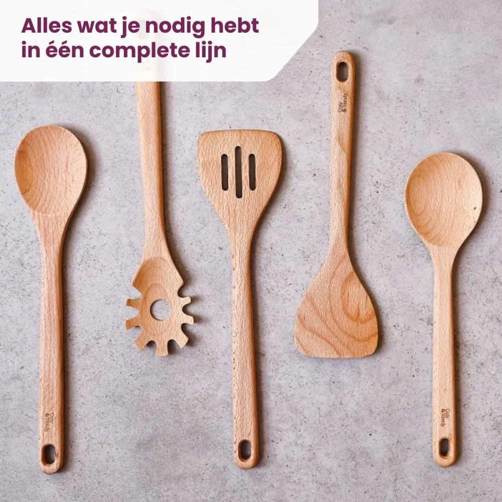 Cosy & Trendy Serveerlepel Delish Eco Hout 31 cm
