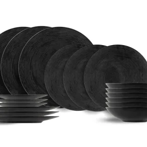 Cosy & Trendy Serviesset Merio 18-delig / 6 personen - 6 dinerborden, 6 ontbijtborden en 6 diepe borden