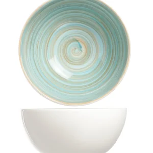 Cosy & Trendy Soepkommen Turbolino Blauw ø 15 cm - 6 stuks / 500 ml - 6 stuks