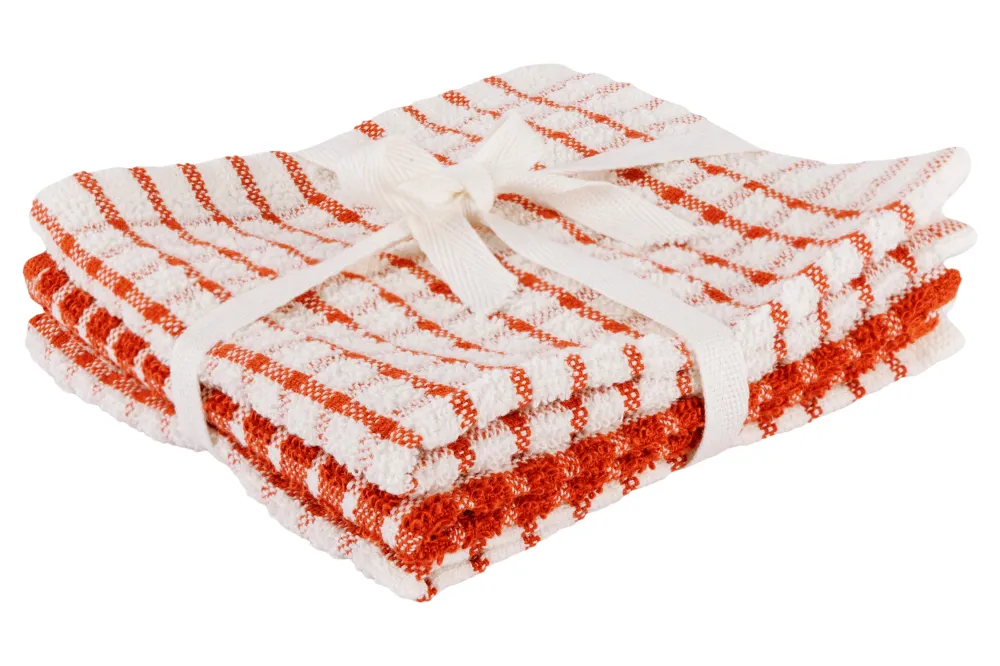 Cosy & Trendy Vaatdoekjes Stoff Roest 30 x 30 cm - 3 Stuks