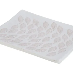 Tafelloper Golden Feather gebroken wit 40x180cm Cosy&Trendy