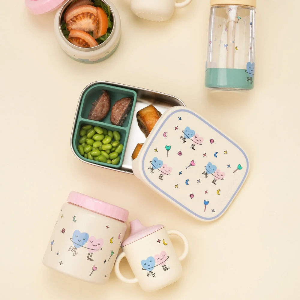 Cotton Cloud Kinder lunchthermos Dansende Hartjes 350ml