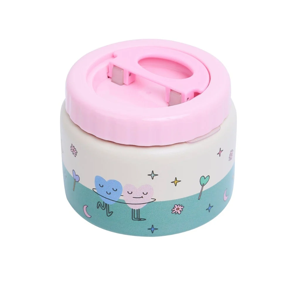Cotton Cloud Kinder lunchthermos Dansende Hartjes 350ml