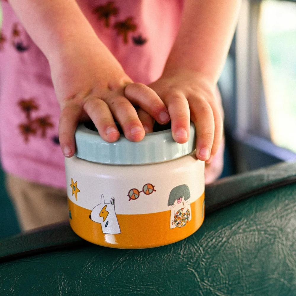 Cotton Cloud Kinder lunchthermos Funky Dogs 350ml