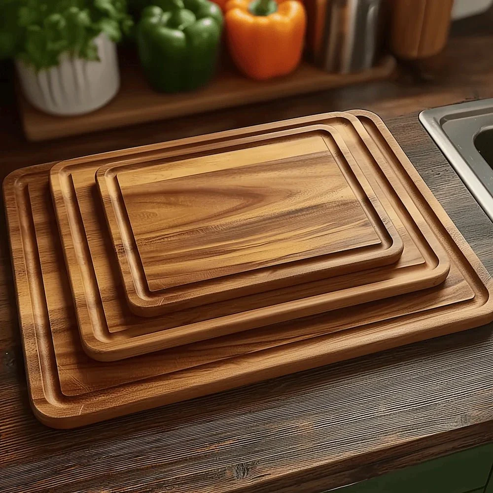 ACACIAEDGE – Snijplank van acaciahout voor keuken en serveren Cozey Maison