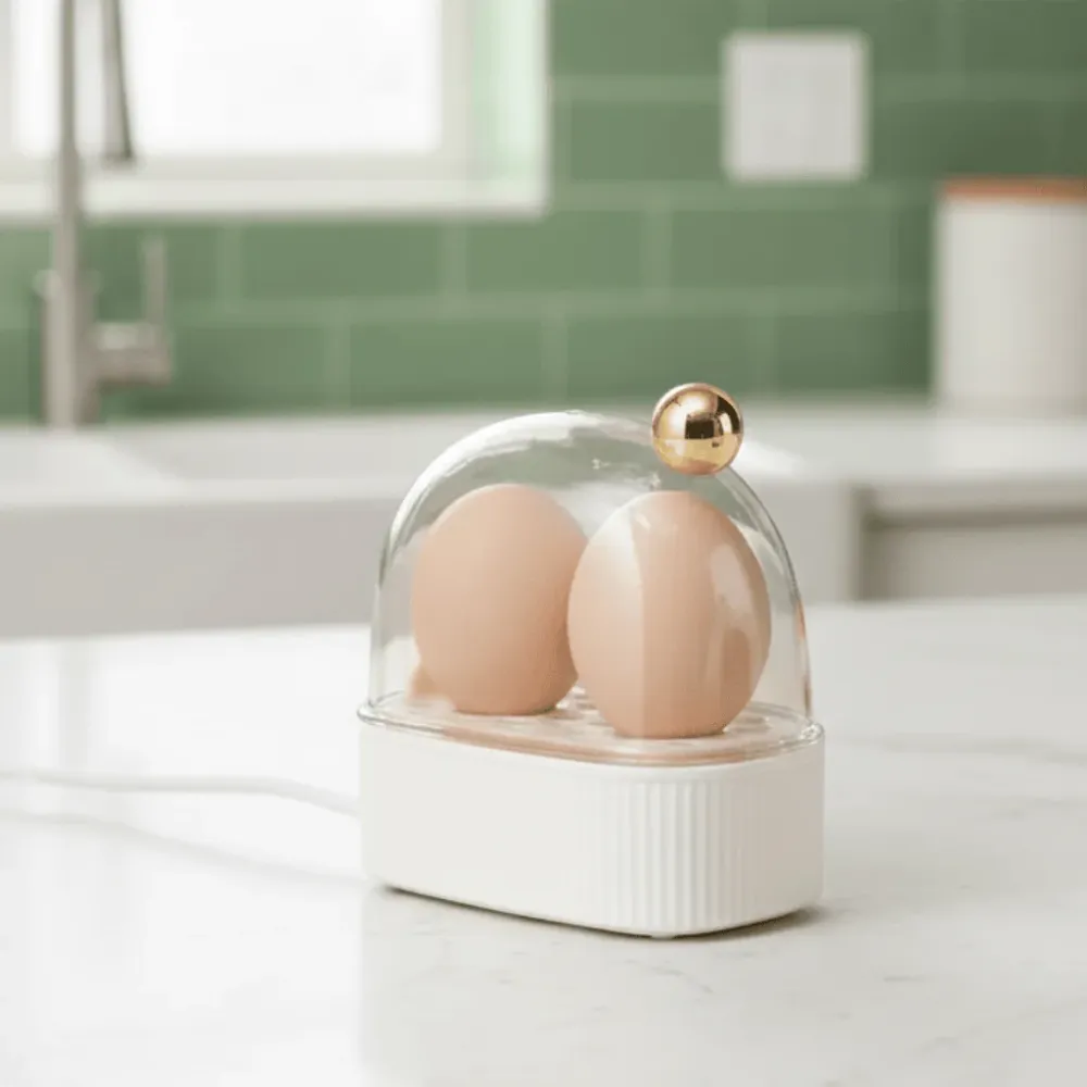BOILEASY – Elektrische eierkoker en pochereier met drie instelbare warmtestanden Cozey Maison
