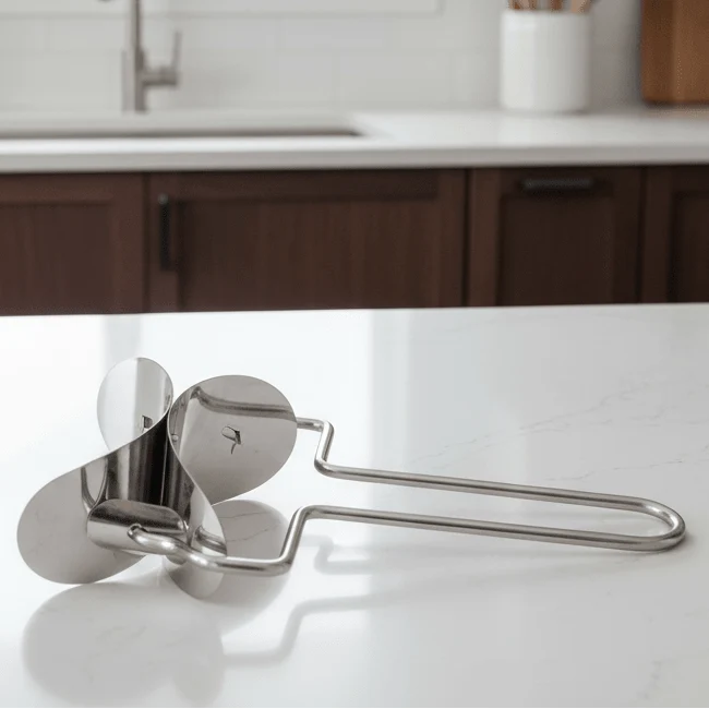 DOUGHLINE – Professionele deegsnijder en deegroller met roestvrijstalen mes Cozey Maison