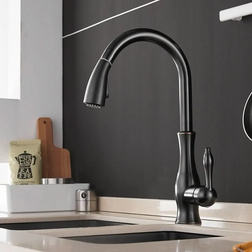 FLEXFLOW Keukenkraan – Uittrekbare RVS-keukenmengkraan voor flexibele en stijlvolle keukenwerkzaamheden Cozey Maison