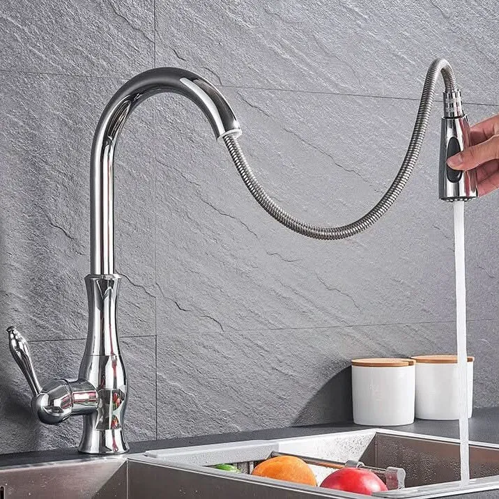 FLEXFLOW Keukenkraan – Uittrekbare RVS-keukenmengkraan voor flexibele en stijlvolle keukenwerkzaamheden Cozey Maison