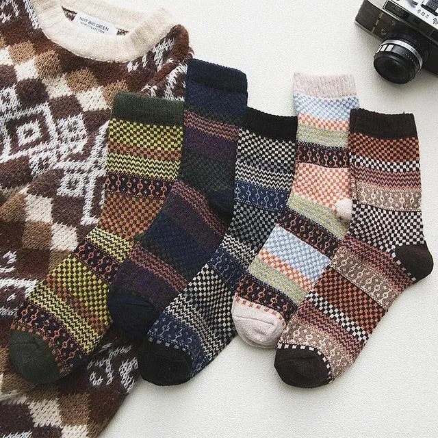 FROSTLOOM – Unisex wol- en katoenmix met Scandinavische patronen Cozey Maison