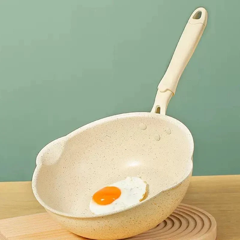 MAIFANTRIQ – Diepe anti-aanbak wok met maifan-steen coating van aluminiumlegering voor alle soorten fornuizen Cozey Maison