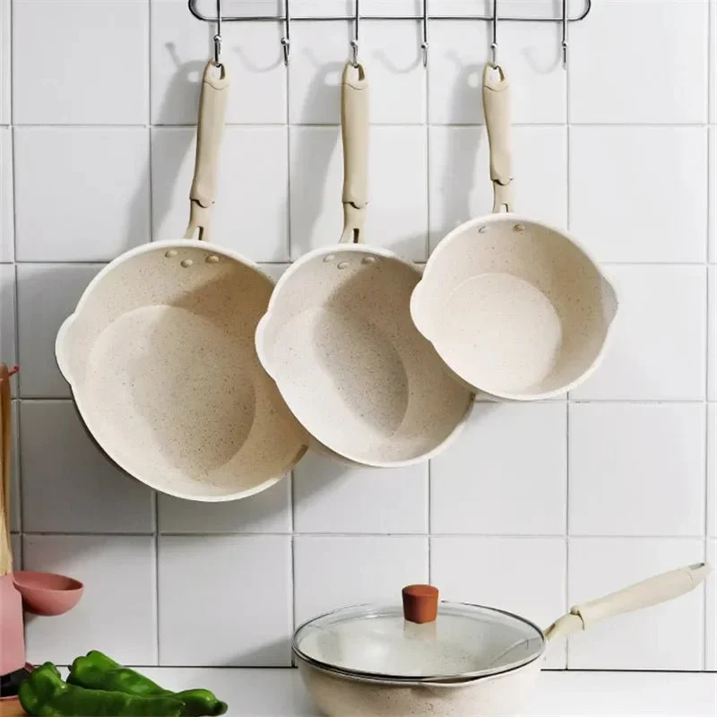MAIFANTRIQ – Diepe anti-aanbak wok met maifan-steen coating van aluminiumlegering voor alle soorten fornuizen Cozey Maison