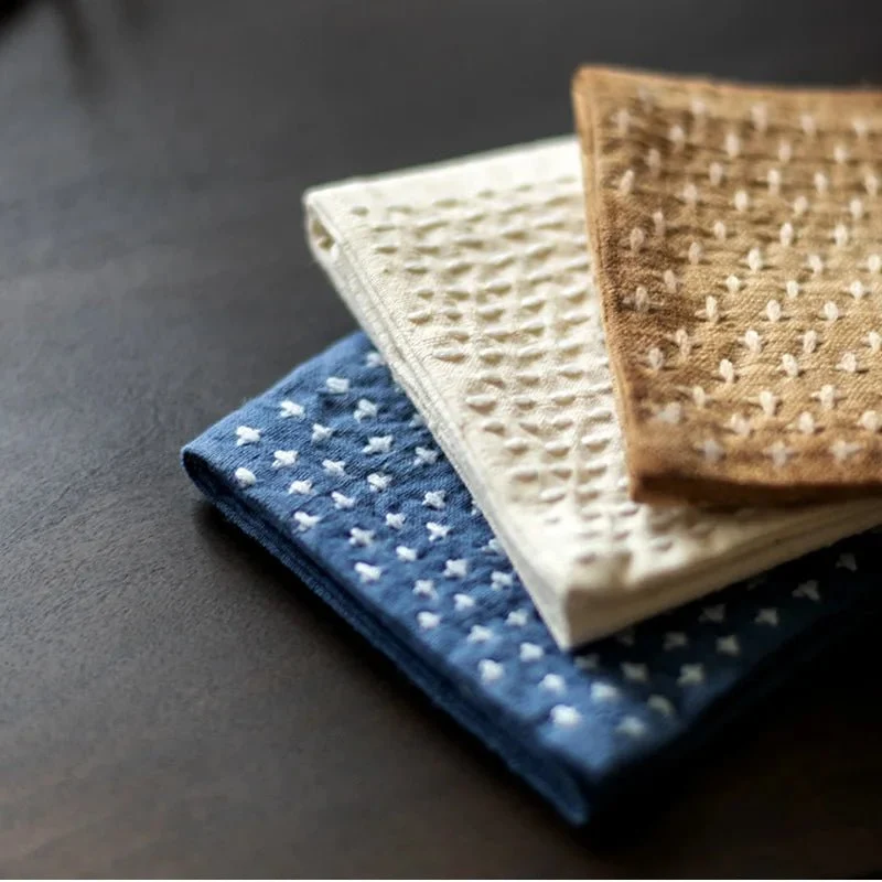 MATCHARI – Handgemaakt katoenen linnen doek voor Japanse theeceremonies Serveer Cozey Maison