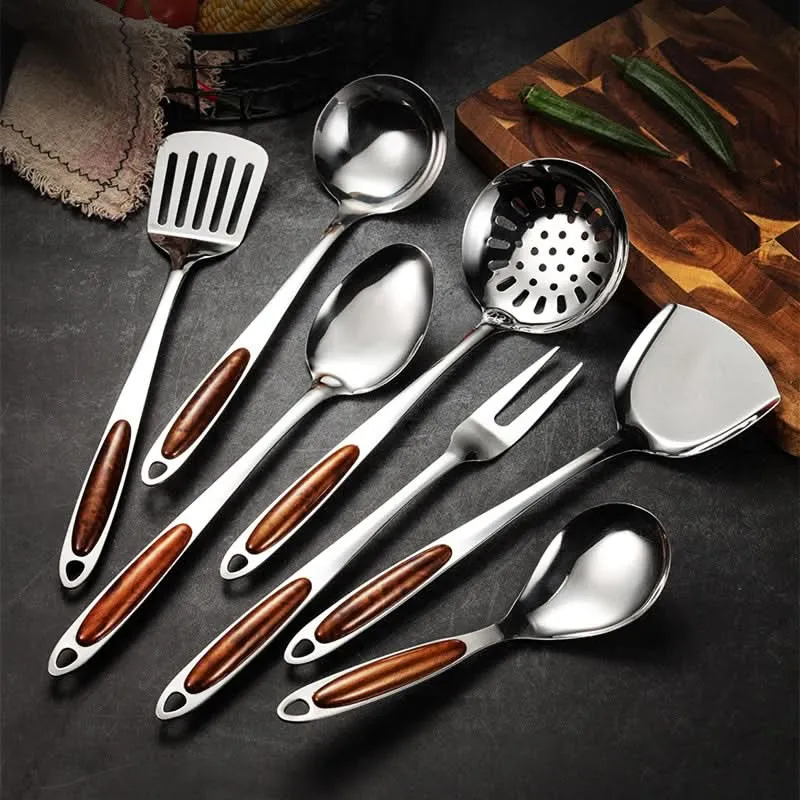 PROCHEF - Roestvrijstalen keukengerei set voor duurzaam, ergonomisch en nauwkeurig koken met stijlvol design Cozey Maison