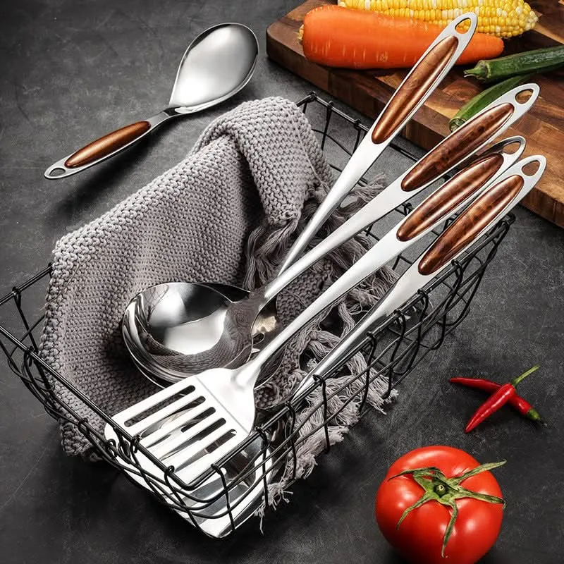 PROCHEF - Roestvrijstalen keukengerei set voor duurzaam, ergonomisch en nauwkeurig koken met stijlvol design Cozey Maison