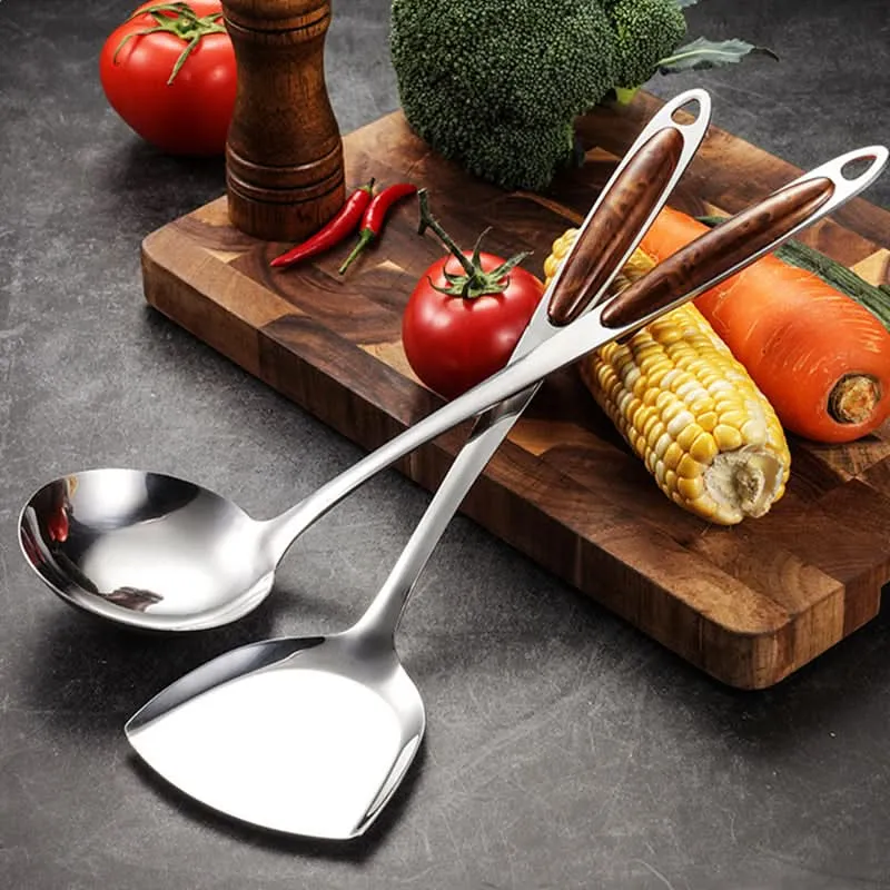 PROCHEF - Roestvrijstalen keukengerei set voor duurzaam, ergonomisch en nauwkeurig koken met stijlvol design Cozey Maison