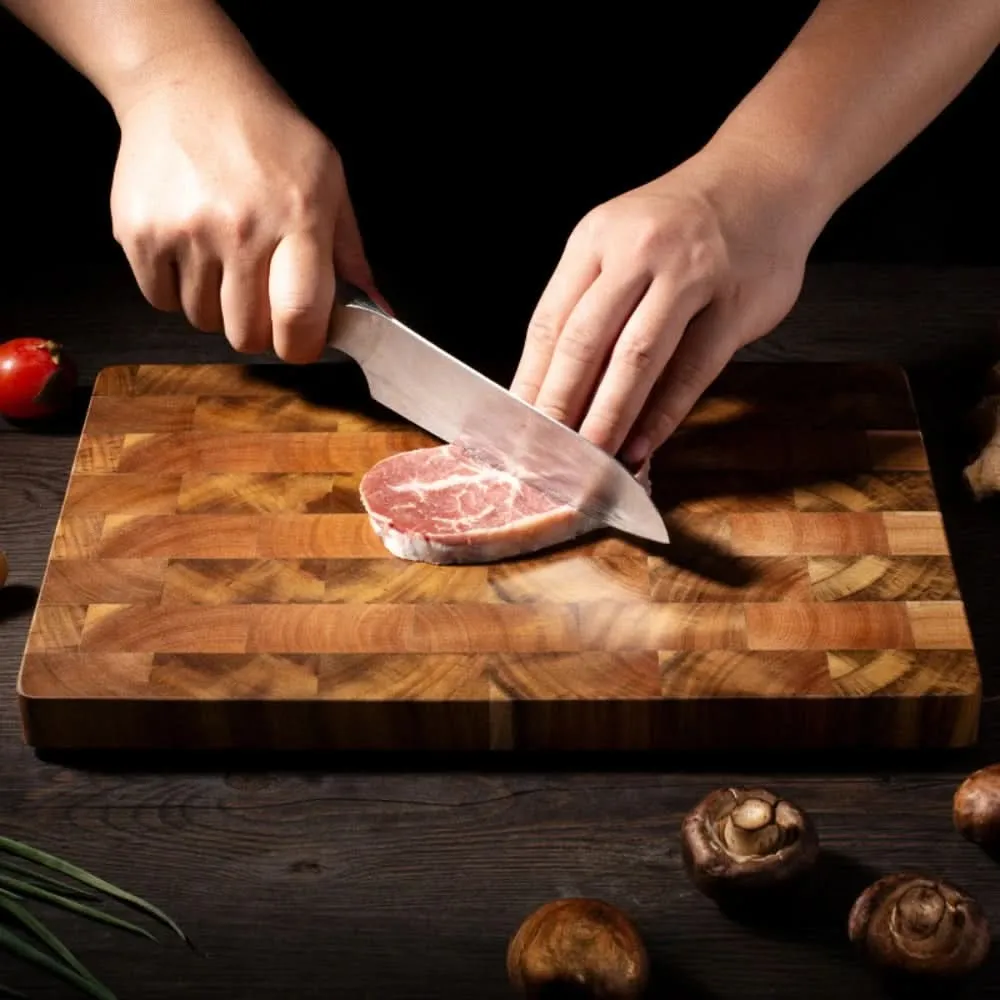 PUREWOOD - Hoogwaardig acaciahouten snijplank voor stijlvol en duurzaam werken de keuken Cozey Maison