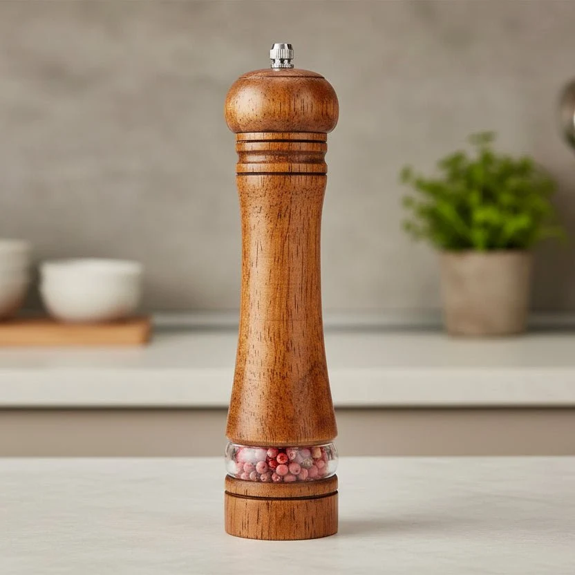 TABLEMILL – Elegante houten zout- en pepermolen met instelbare maalgraad Cozey Maison