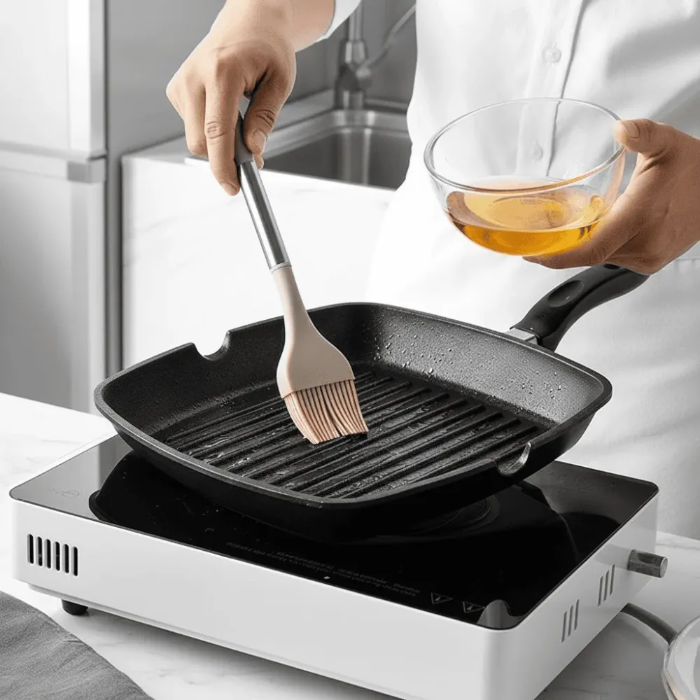 UTENSIVIA – Hittebestendige 11-delige keukenhulpset met houtlook handvat Cozey Maison