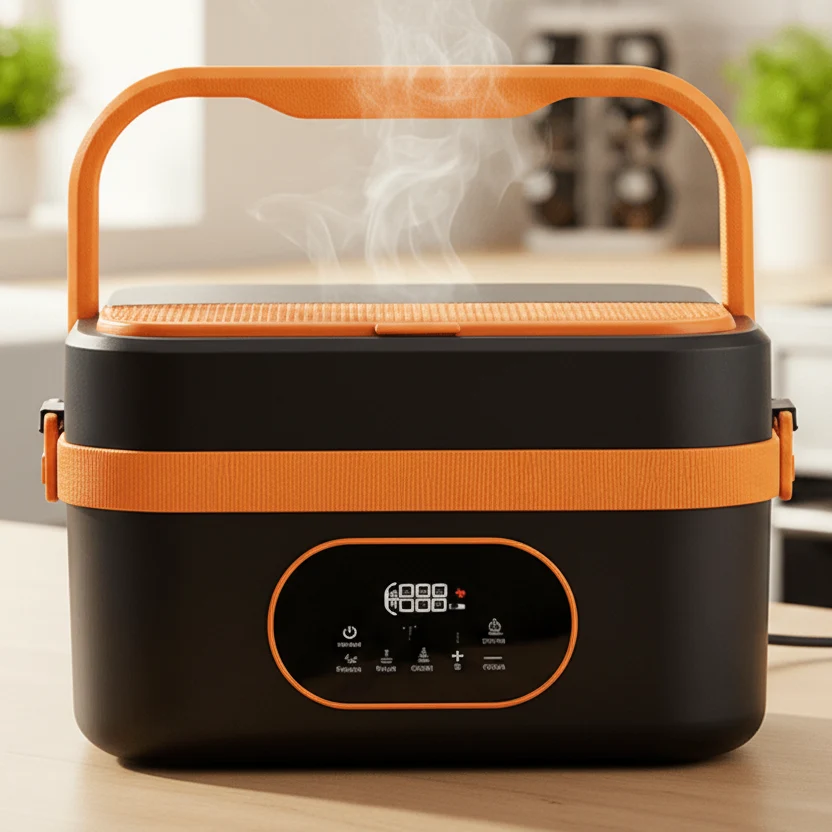 WORKWARM – Draadloze Zelfverwarmende Lunchbox voor Warme Maaltijden tijdens de Werkdag Cozey Maison