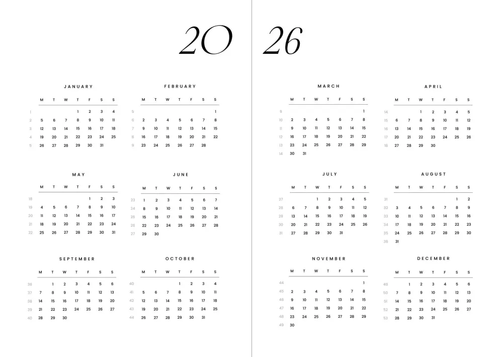 Cozy Publishing Planner 2026 You Are Made Magic