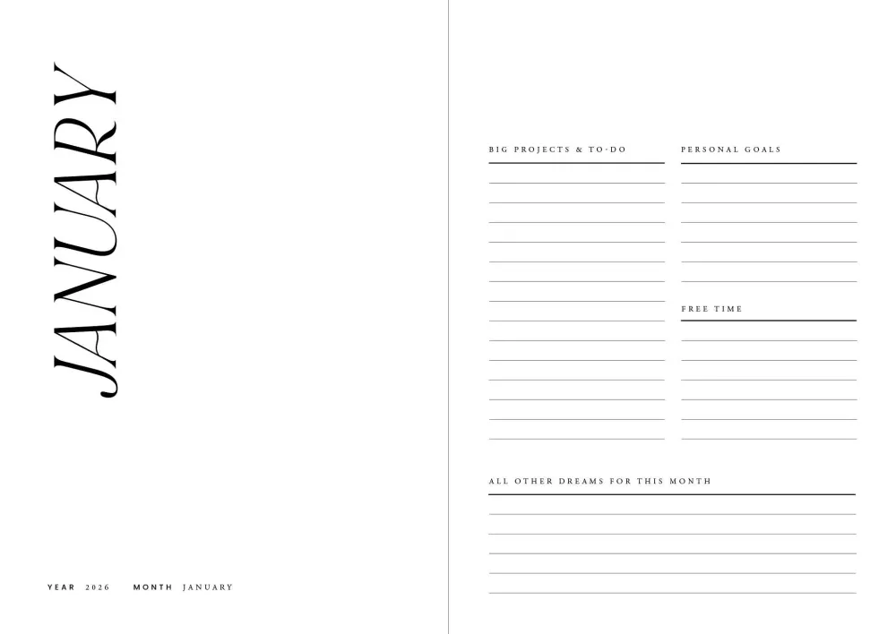 Cozy Publishing Planner 2026 You Are Made Magic