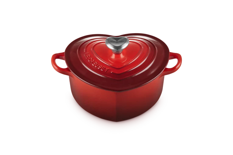 Le Creuset Braadpan Hart Signature 'Kersenrood' Ø20cm / 1,9L