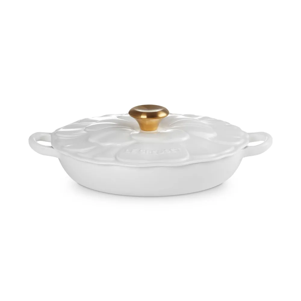 Le Creuset Campagnard Signature 'Bloesem Wit' ø26cm / 2.2L