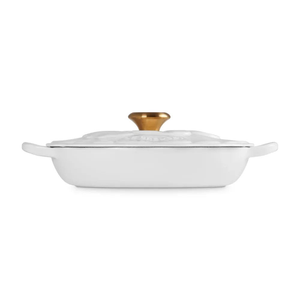 Le Creuset Campagnard Signature 'Bloesem Wit' ø26cm / 2.2L