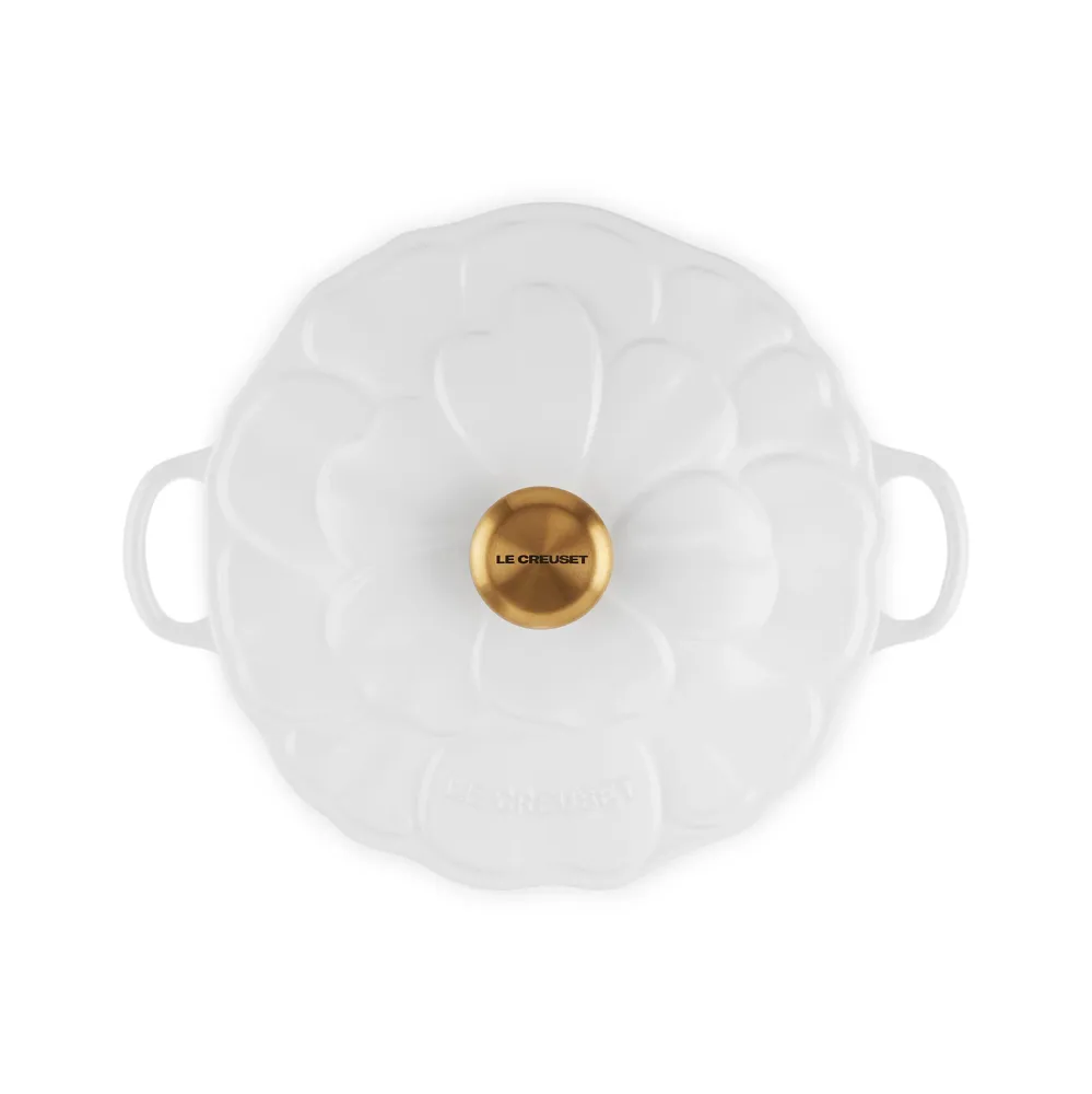 Le Creuset Campagnard Signature 'Bloesem Wit' ø26cm / 2.2L
