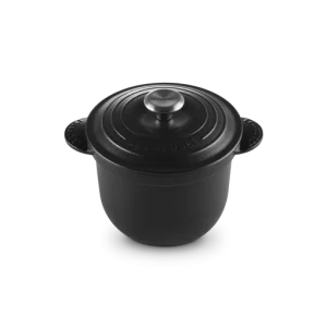 Le Creuset Cocotte Every / Rijstkoker Tradition 'Mat Zwart' Ø18cm / 2L