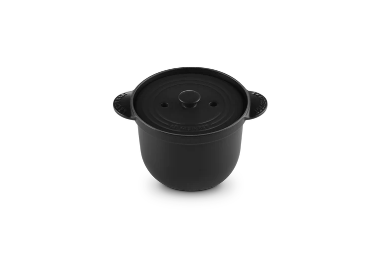 Le Creuset Cocotte Every / Rijstkoker Tradition 'Mat Zwart' Ø18cm / 2L