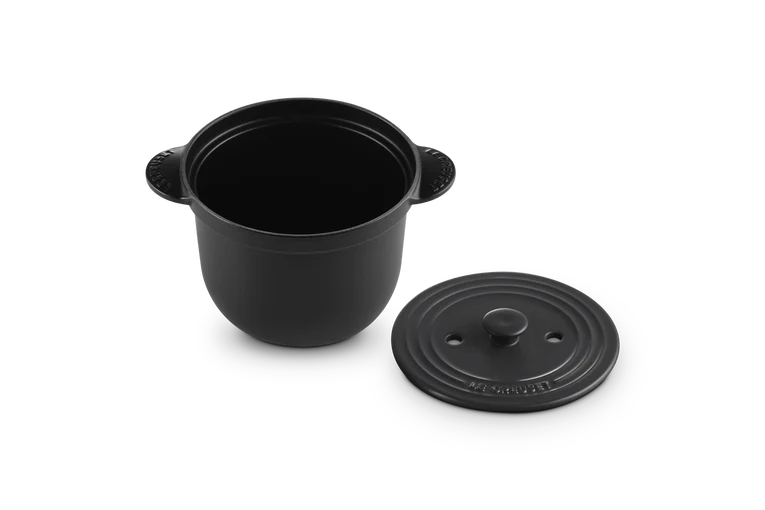 Le Creuset Cocotte Every / Rijstkoker Tradition 'Mat Zwart' Ø18cm / 2L