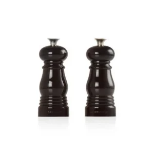 Le Creuset Peper- en Zoutmolen Small 2st. 'Ebbenzwart'