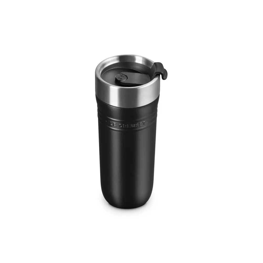 Le Creuset Thermosbeker 350ml Mat Zwart 'On Go'