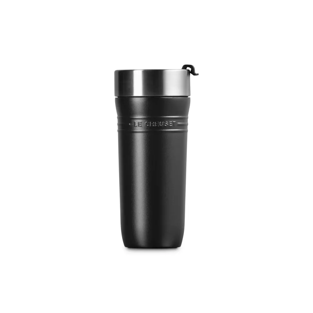 Le Creuset Thermosbeker 350ml Mat Zwart 'On Go'