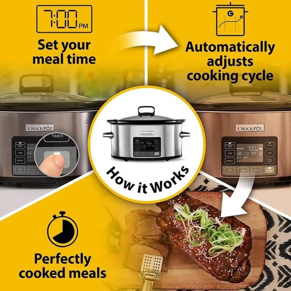 Slowcooker Time Select - 5.6 Liter Crockpot