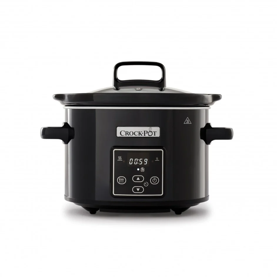 Slowcooker Zwart Digitaal - 2.4 Liter Crockpot