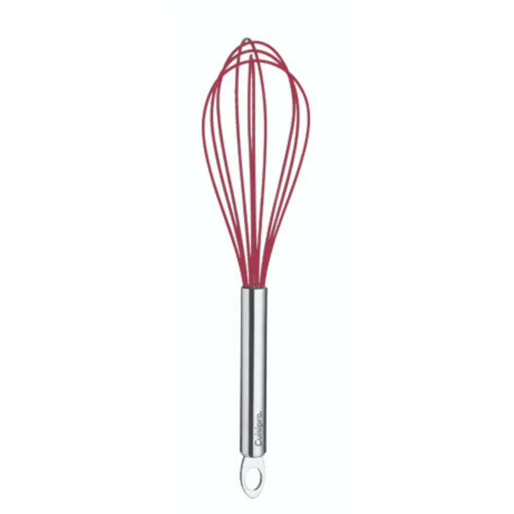 Cuisipro Klassieke klopper - 5 draden - rood - 25 cm