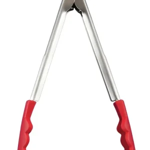 Cuisipro Serveertang (met silicone) - rood - 24 cm
