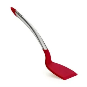 Cuisipro Spatel (met silicone) - rood - 32 cm