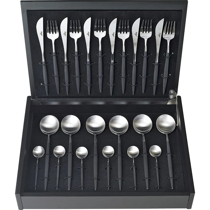 Cutipol Goa bestekcassette / bestekset 6 pers / 24delig + kist
