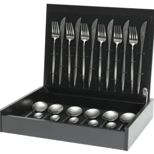 Cutipol Moon 24 delige bestekset mat RVS + kist