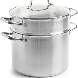 Dagelijkse Kost Kookpot met pasta inzet 6.0L 24cm Dagelijkse Kost Cookware