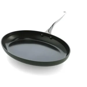 Dagelijkse kost ovale vispan met keramische antikleeflaag 32cm Dagelijkse Kost Cookware
