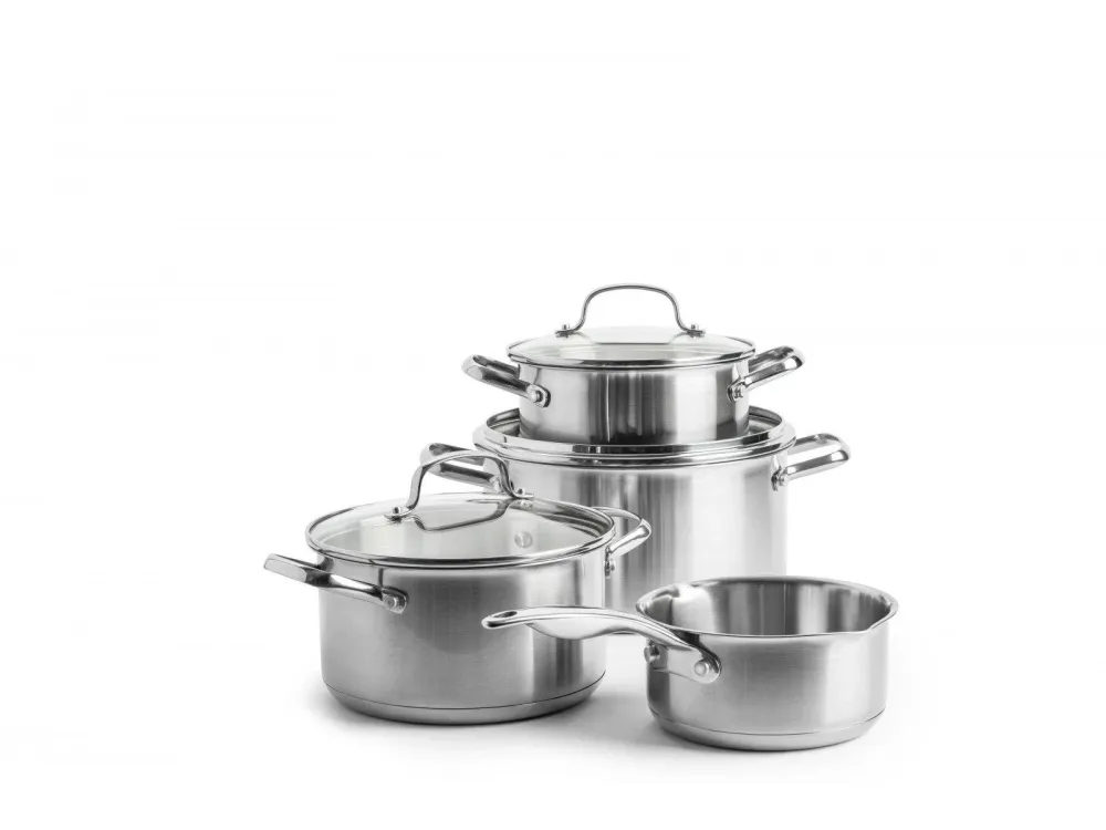 Dagelijkse Kost Set kookpot 18+20+24cm / steelpan 16cm 7-delig Dagelijkse Kost Cookware