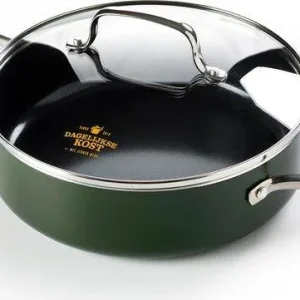 Dagelijkse Kost Stoofpan met keramische antikleeflaag met deksel 24cm Dagelijkse Kost Cookware