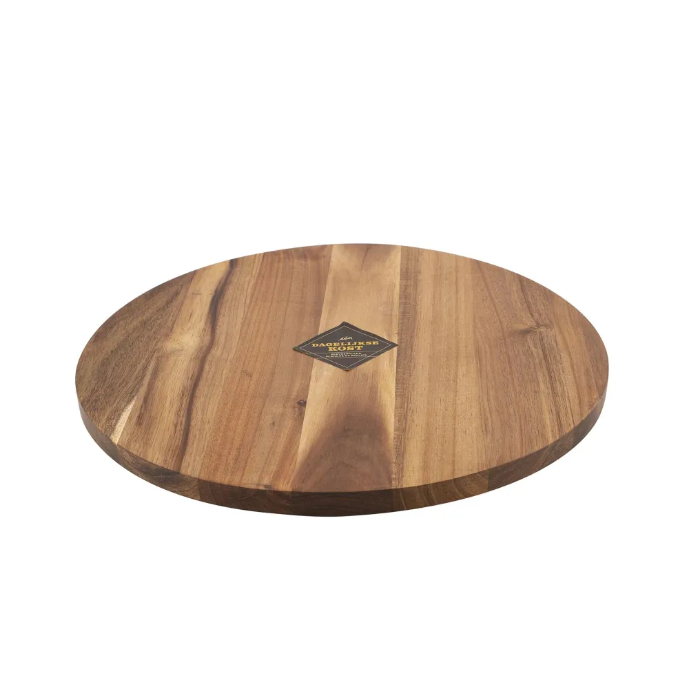 Dagelijkse Kost Ronde serveerplank uit acaciahout ø40cm H 1.8cm
