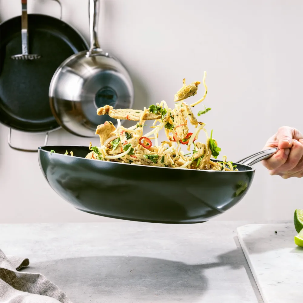 Dagelijkse kost wok 28cm 3,69L