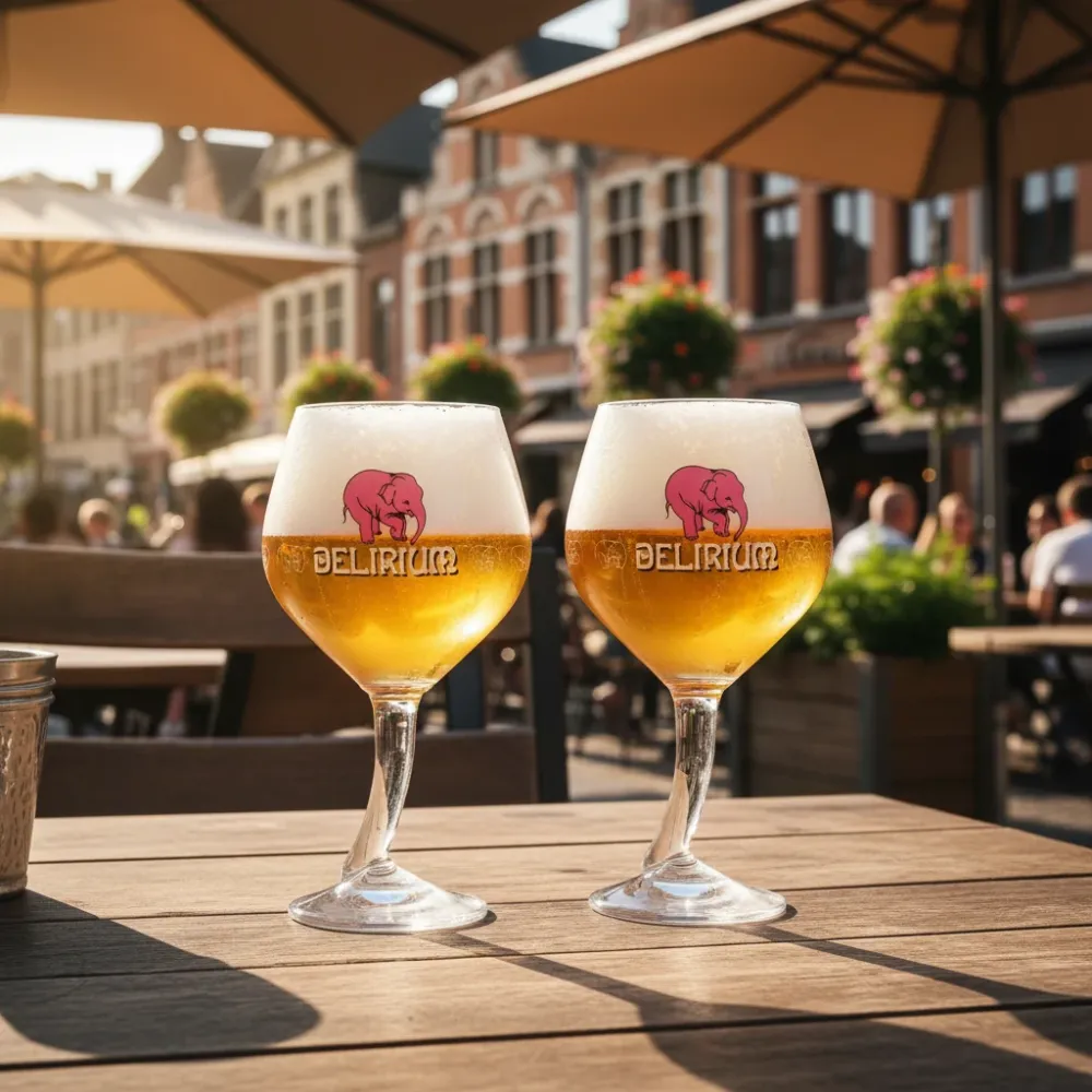 Delirium Bierglazen op Voet - 330 ml - 6 stuks